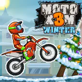 Moto X3M Winter Unblocked - Drive on Snow on School Chromebook